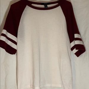 NWOT Forever 21 Baseball Tee